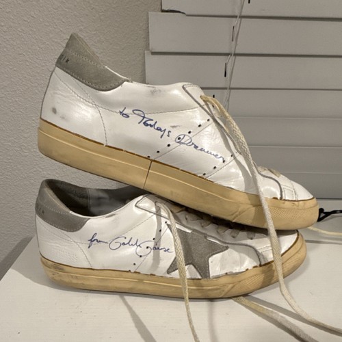 Golden goose superstar white - golden,